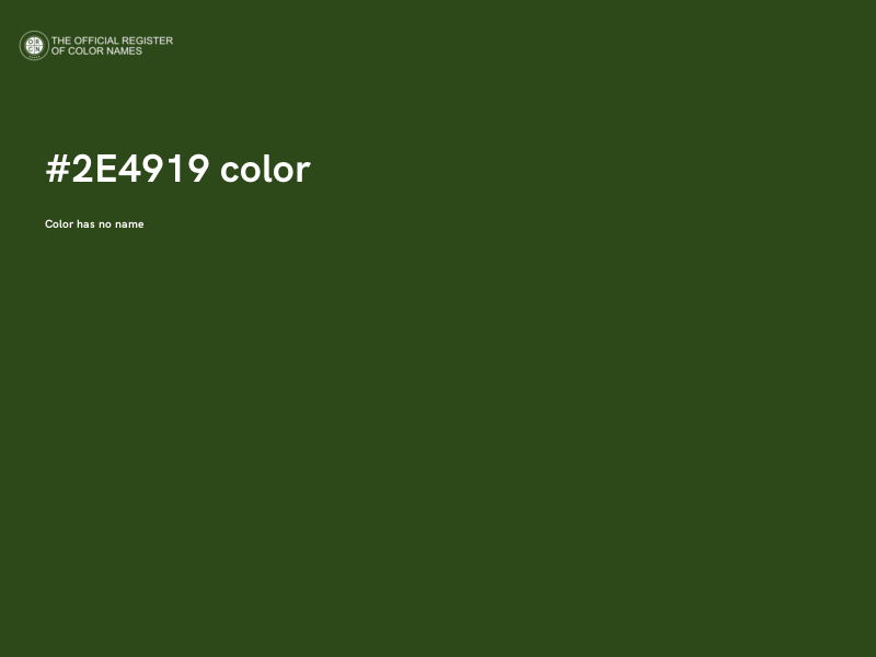 #2E4919 color image
