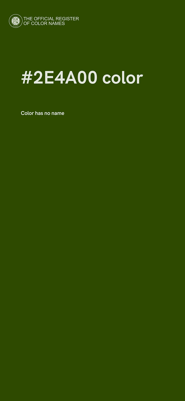 #2E4A00 color image