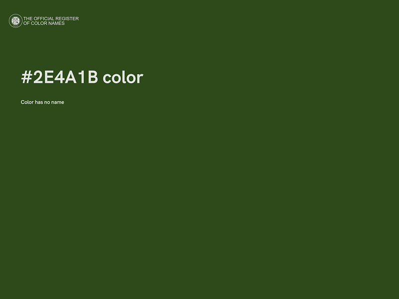 #2E4A1B color image