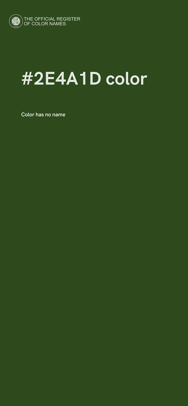 #2E4A1D color image