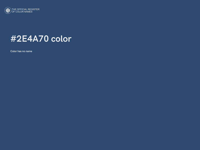 #2E4A70 color image