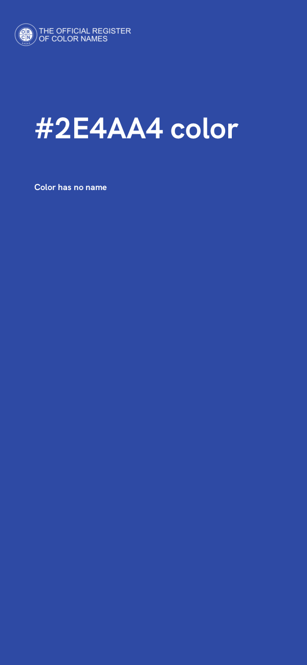 #2E4AA4 color image