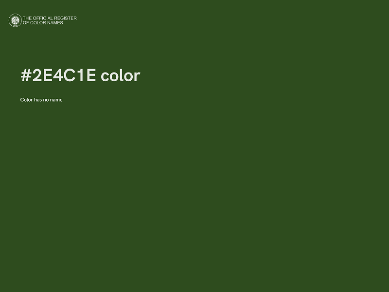 #2E4C1E color image