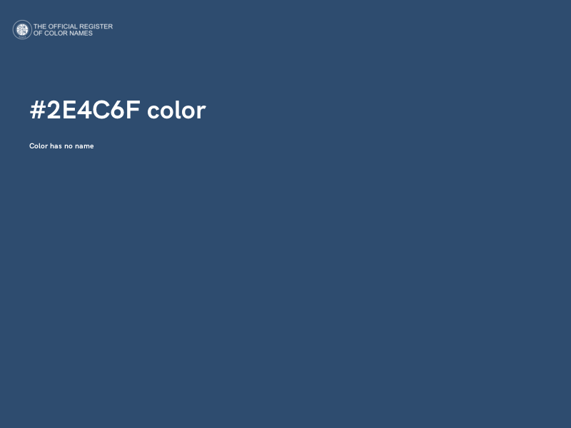 #2E4C6F color image