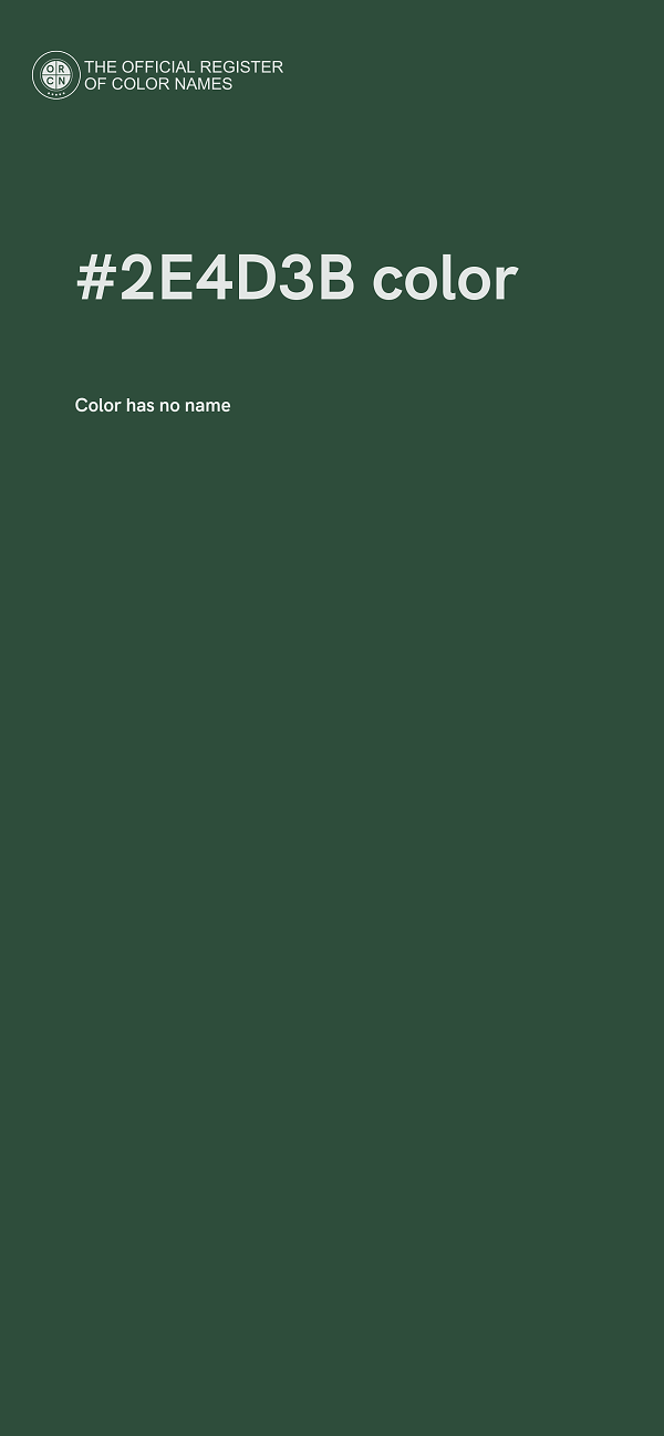 #2E4D3B color image