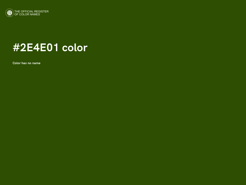 #2E4E01 color image