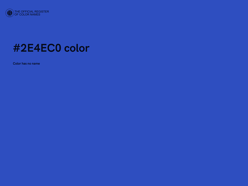 #2E4EC0 color image