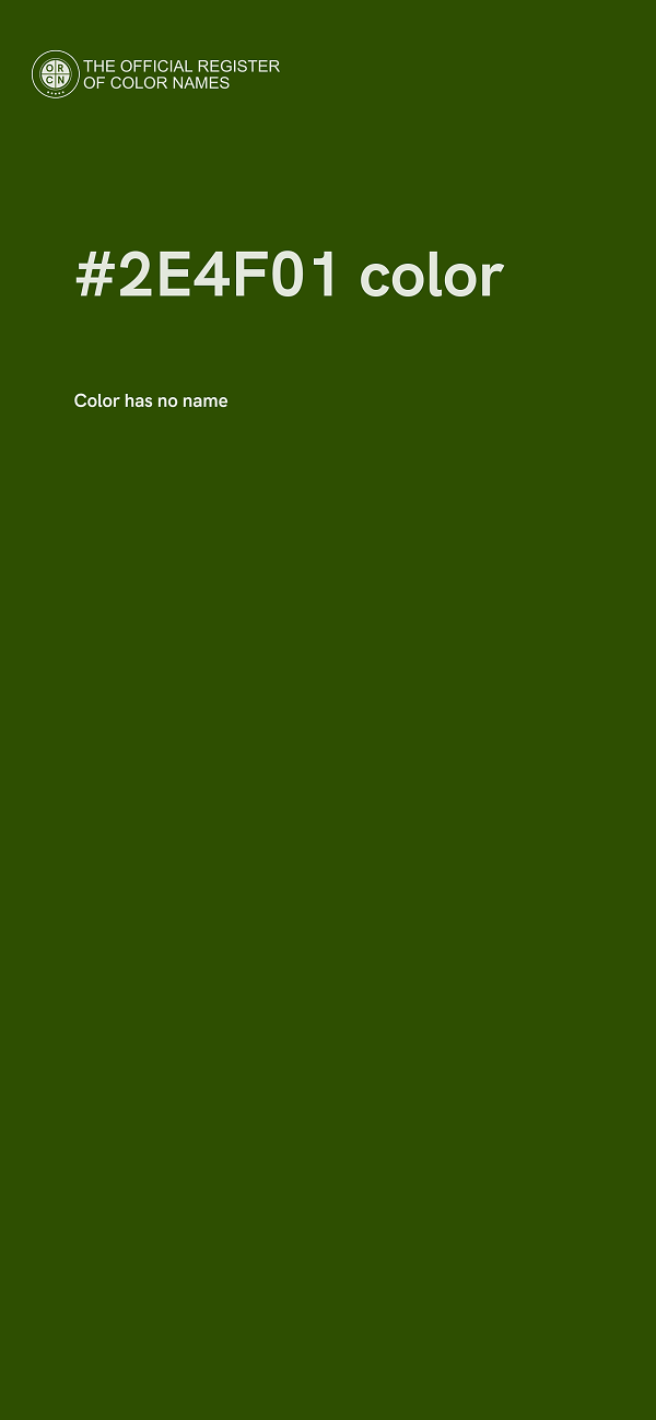 #2E4F01 color image