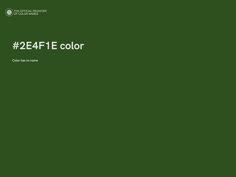 #2E4F1E color image