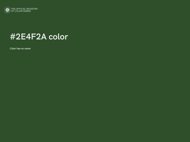 #2E4F2A color image