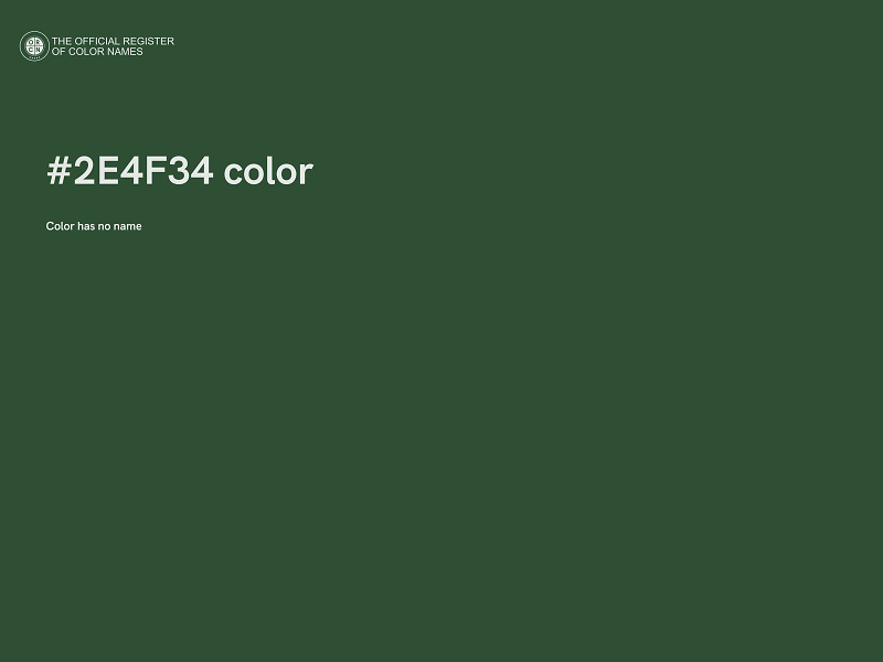 #2E4F34 color image