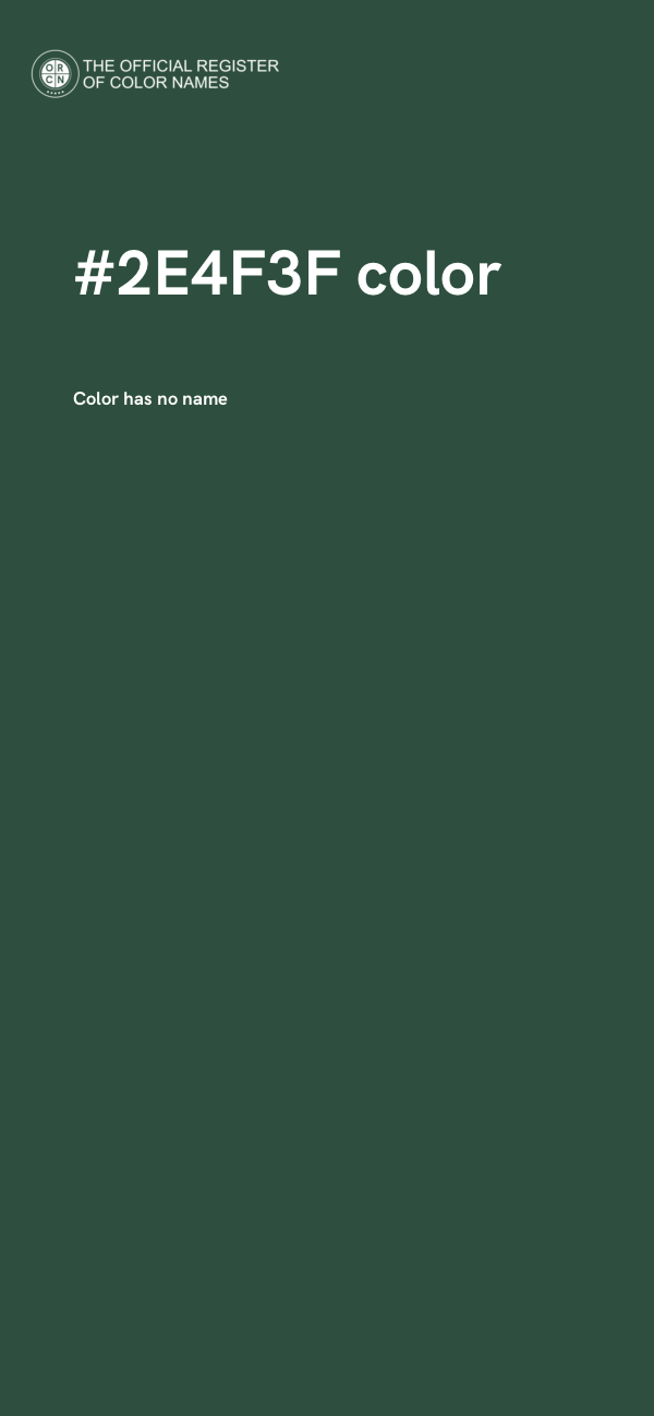 #2E4F3F color image