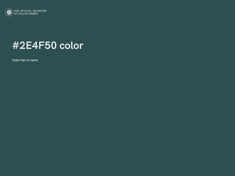 #2E4F50 color image