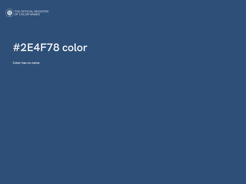 #2E4F78 color image