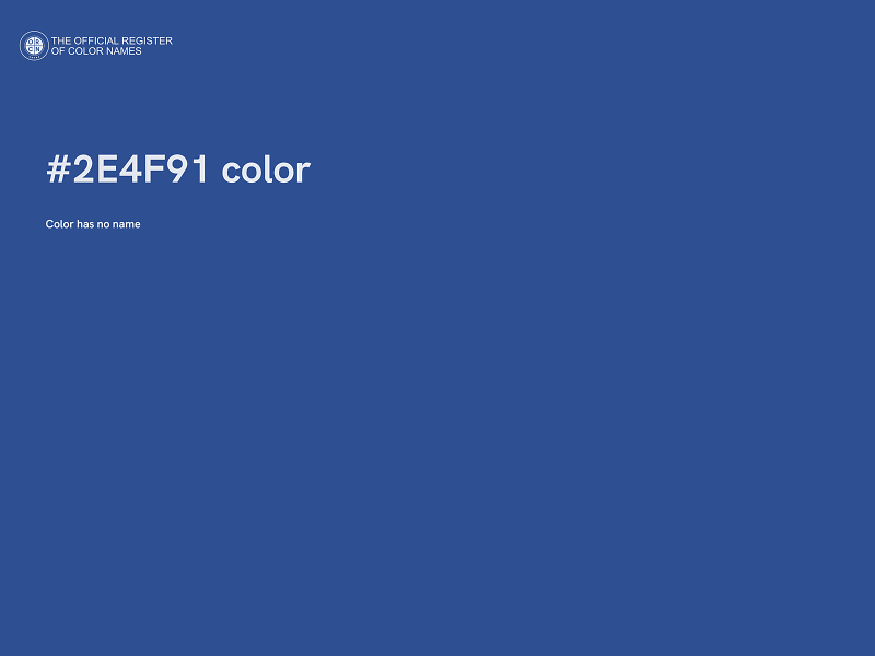 #2E4F91 color image