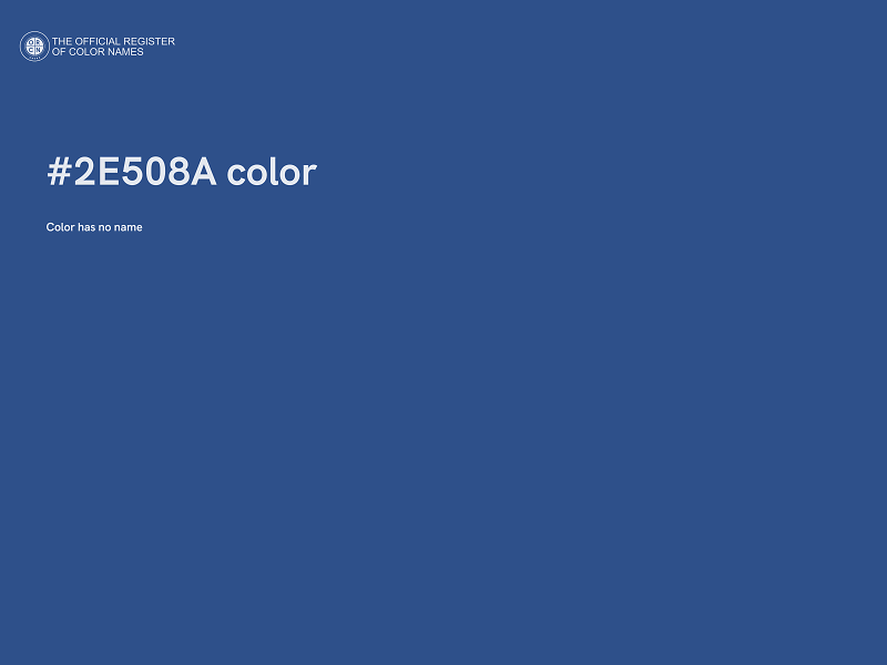 #2E508A color image