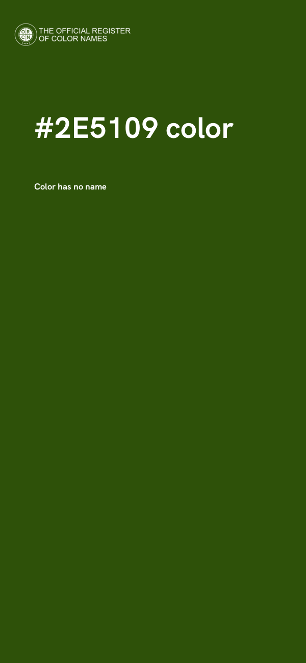 #2E5109 color image