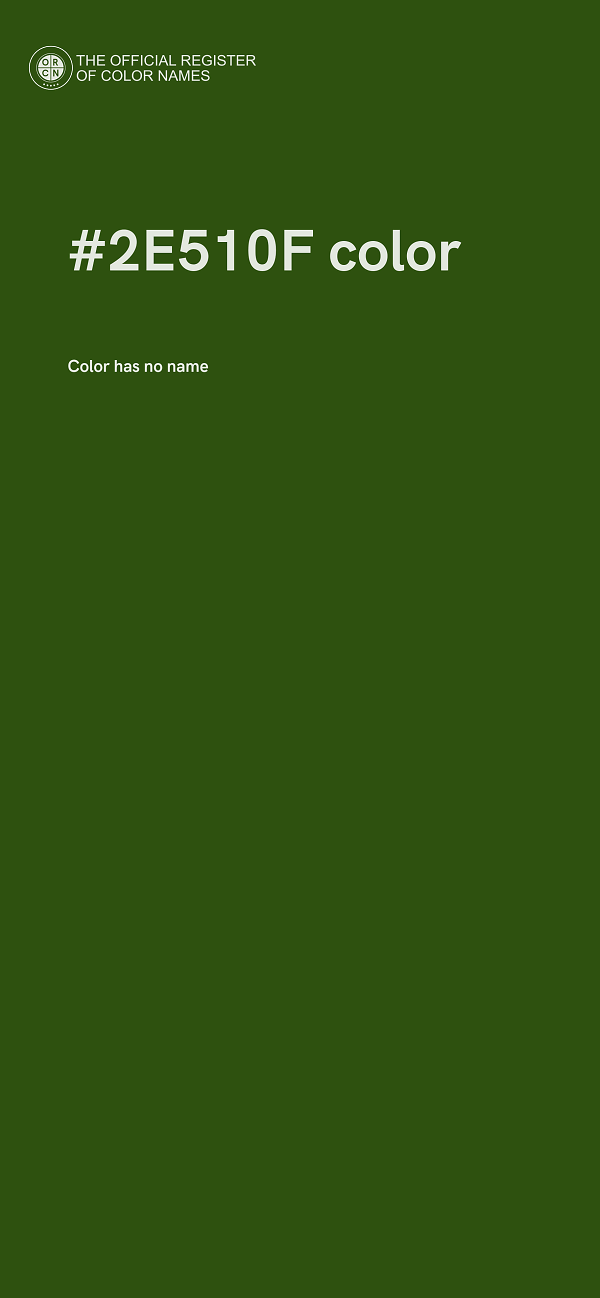 #2E510F color image