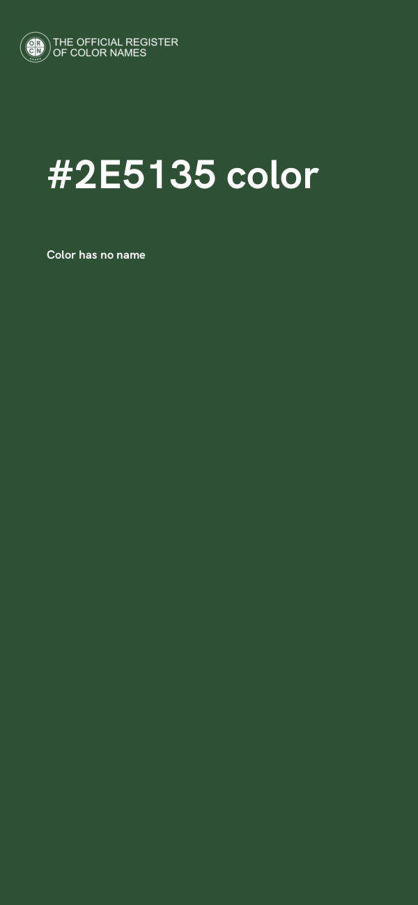 #2E5135 color image