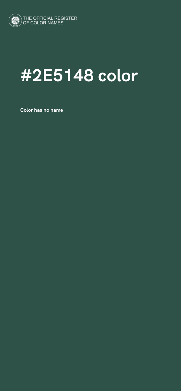 #2E5148 color image
