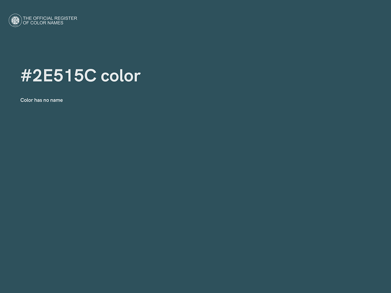 #2E515C color image