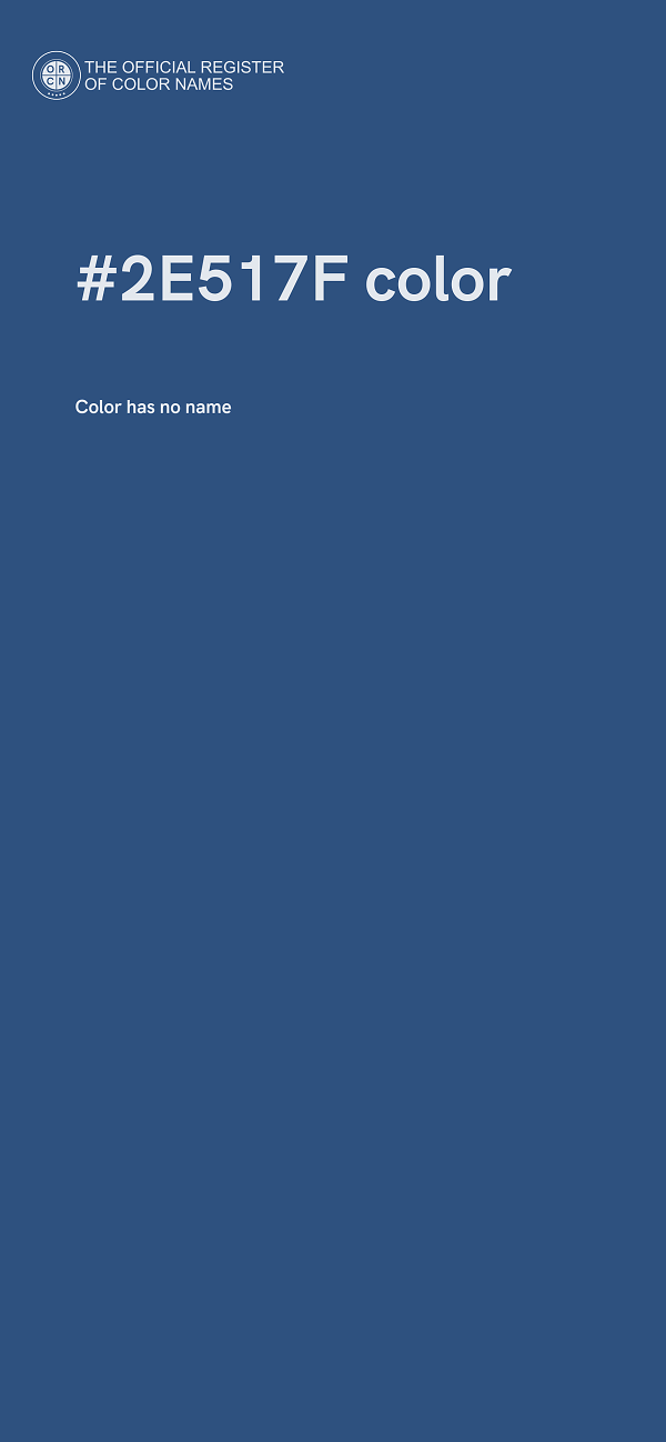 #2E517F color image