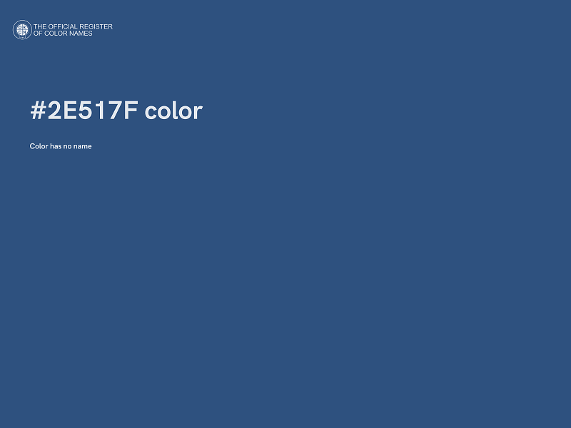 #2E517F color image