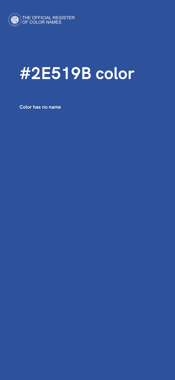 #2E519B color image