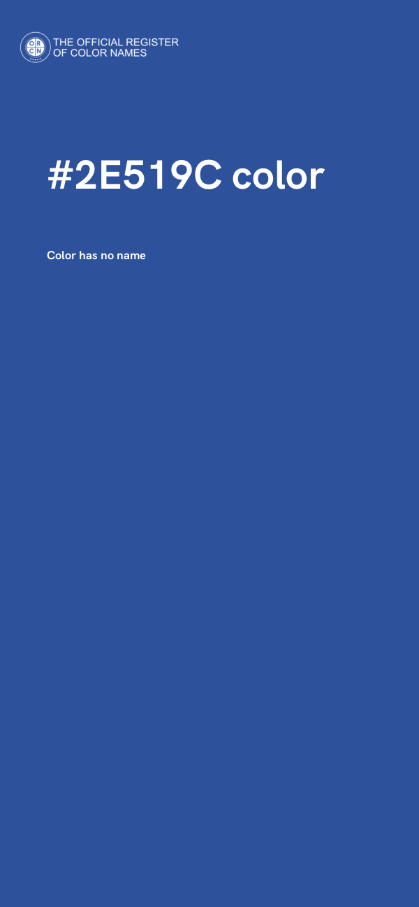 #2E519C color image