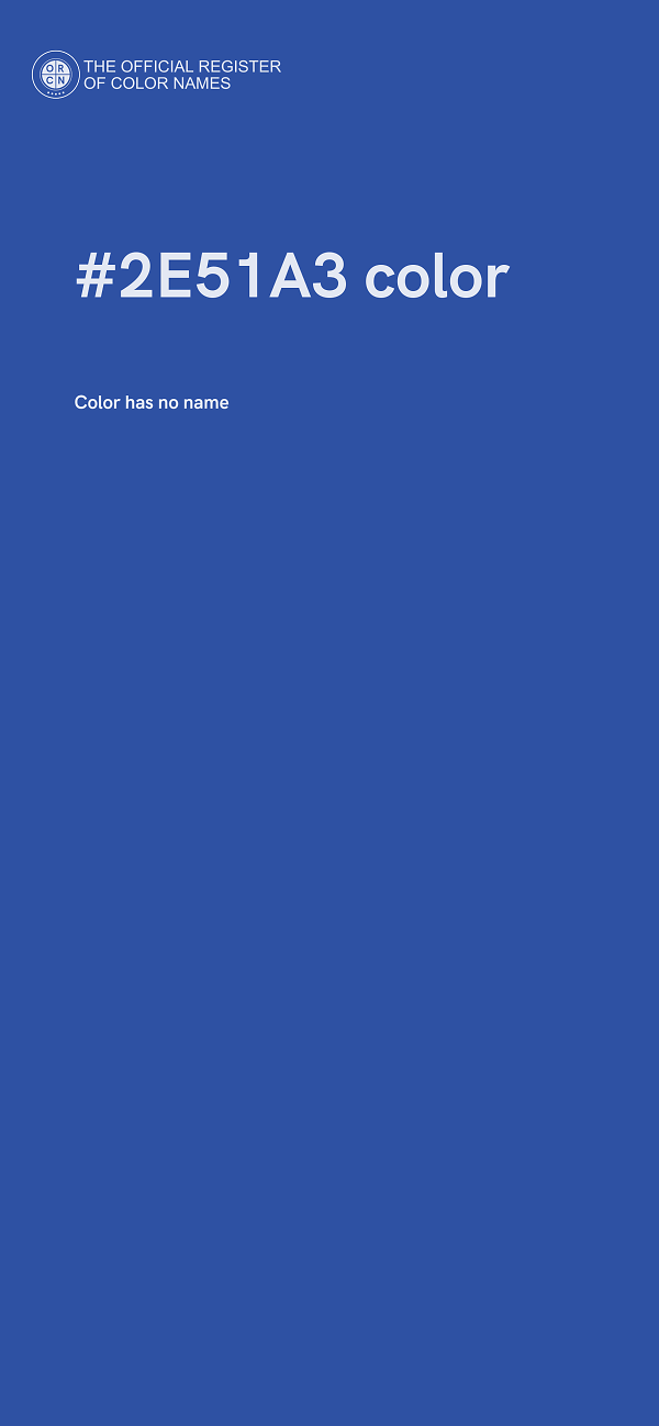 #2E51A3 color image
