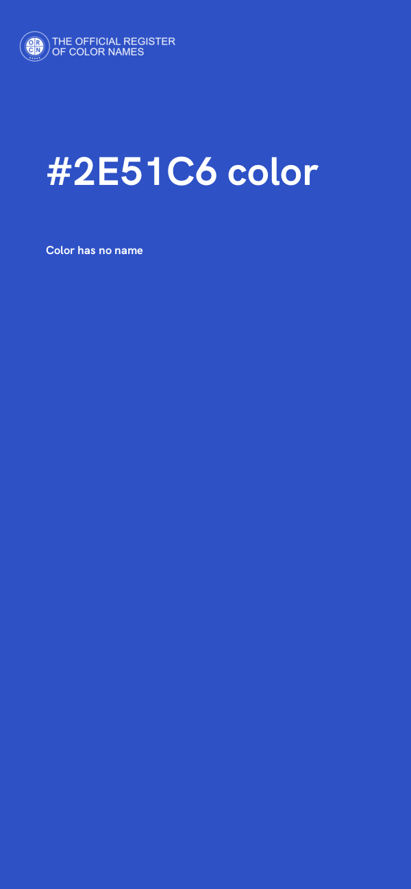 #2E51C6 color image