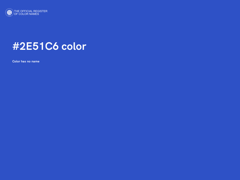 #2E51C6 color image