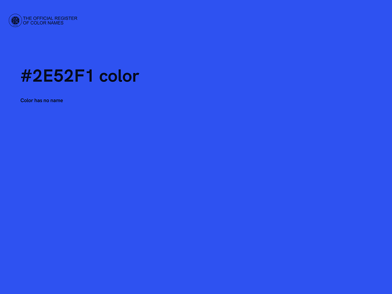 #2E52F1 color image