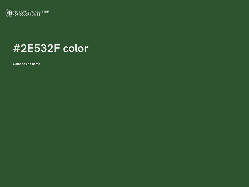 #2E532F color image