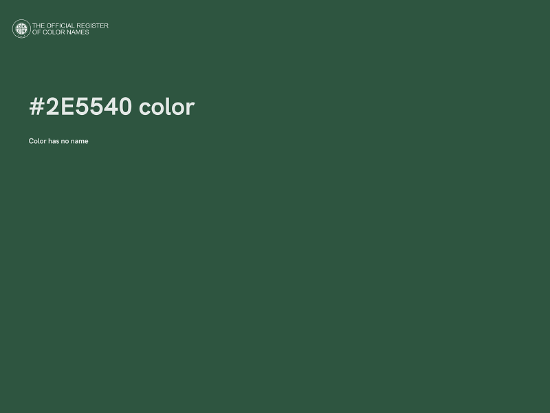#2E5540 color image