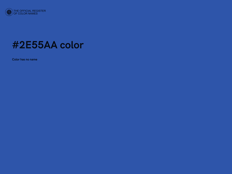 #2E55AA color image