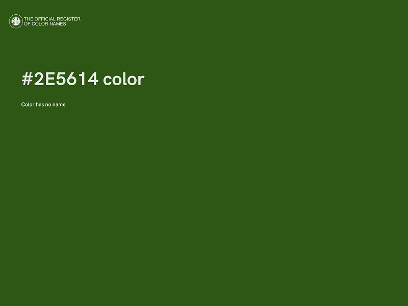 #2E5614 color image