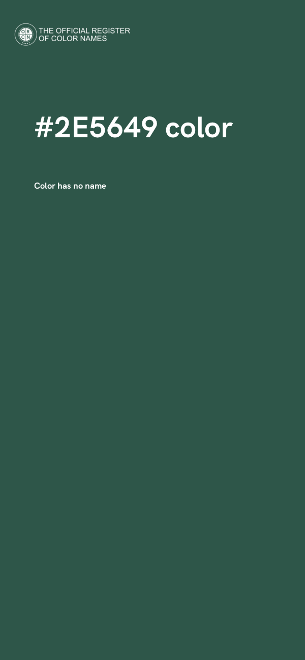 #2E5649 color image