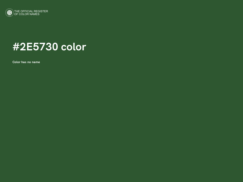 #2E5730 color image