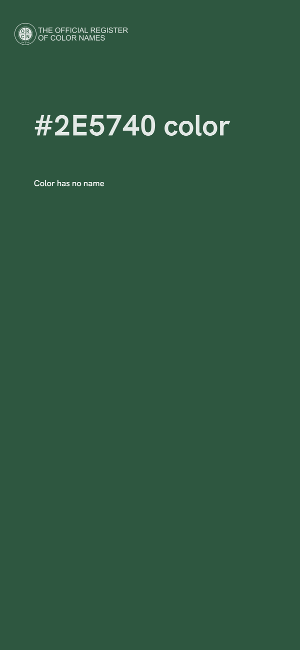 #2E5740 color image