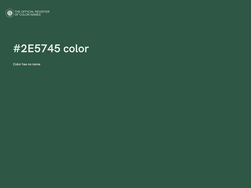 #2E5745 color image