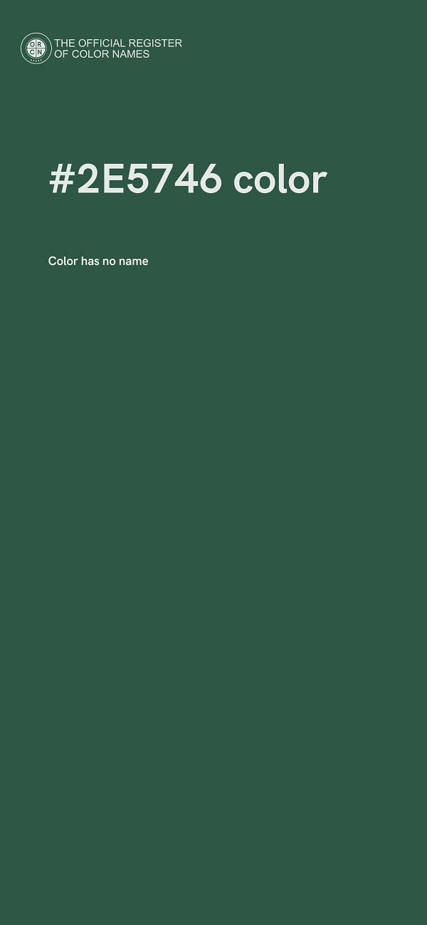 #2E5746 color image