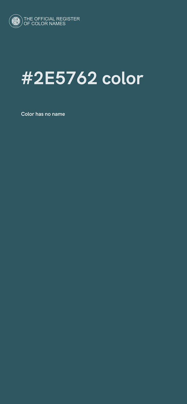 #2E5762 color image