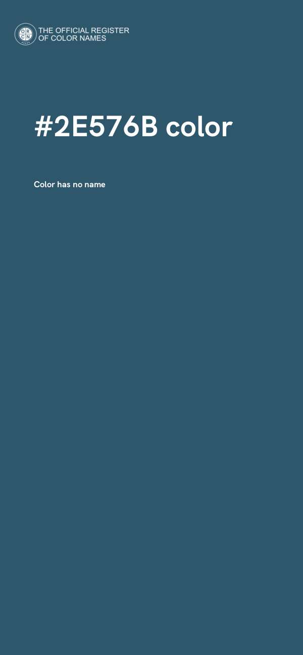 #2E576B color image