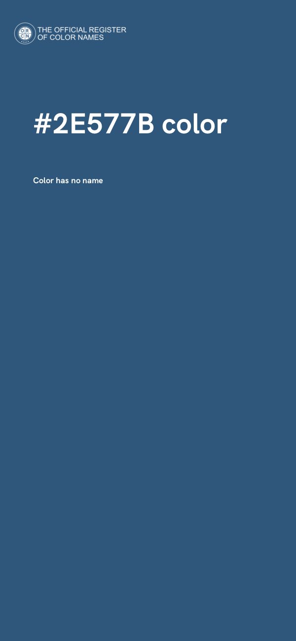 #2E577B color image