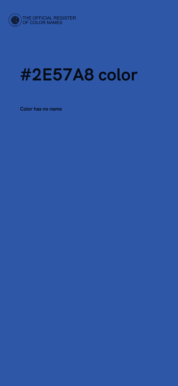 #2E57A8 color image