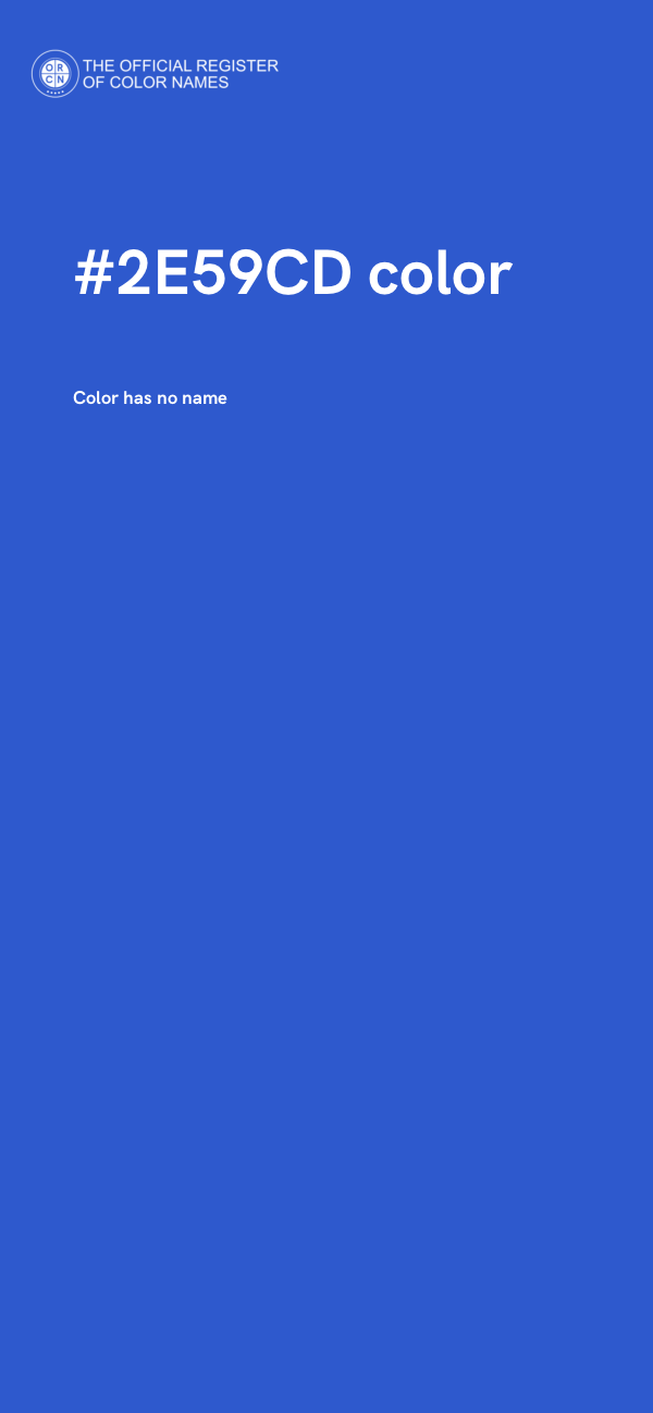#2E59CD color image