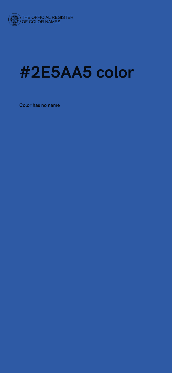 #2E5AA5 color image