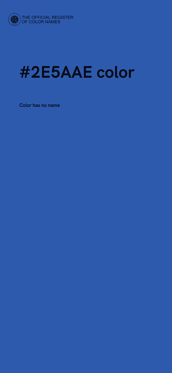 #2E5AAE color image