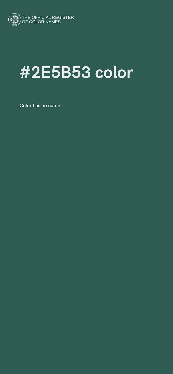 #2E5B53 color image